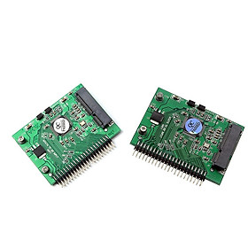 2X 5Volt Laptop mSATA SSD to 44Pin IDE Adapter Converter as 2.5 Inch IDE HDD