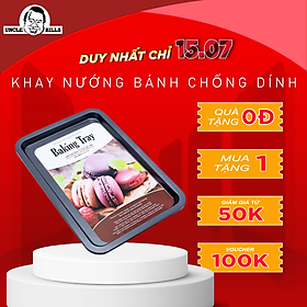 Khay nướng bánh chống dính cỡ lớn 24 x 38 cm Uncle Bills KC0341