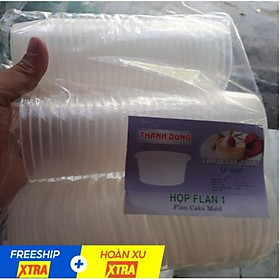 Mua combo 50 hộp flan+ nắp