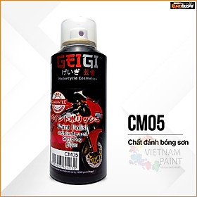 Sơn xịt Samurai Kurobushi -  CHẤT ĐÁNH BÓNG SƠN CM05 (150ml)