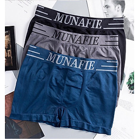 Combo 5 Quần Lót Nam Boxer Nhật Bản MUNAFIE - TẶNG KÈM TÚI ZIP