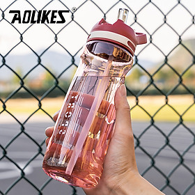 Bình nước tập gym nhựa Tritan 620ml AOLIKES A-SC620