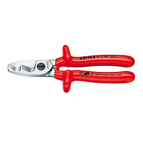 Mua Kìm Knipex 95 17 200 Cắt Cáp Điện Đồng và Nhôm đến Ø20mm/70 mm² Cách Điện Nhựa Dày 1000V Theo Chuẩn VDE Đức