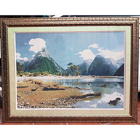 Mua TRANH DỆT THẢM -NON NƯỚC HỮU TÌNH (TỰA NÚI THÁI SƠN)
