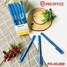 Combo 5 Bút highlight PRO-OFFICE vàng PO-HL300