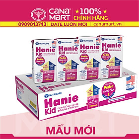 Thùng sữa nước Nutricare Hanie Kid cho trẻ biếng ăn suy dinh dưỡng (110ml)