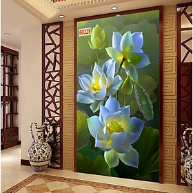 Mua 10 MẪU TRANH HOA SEN PHONG THỦY - Tranh treo tường hoa sen khổ dọc