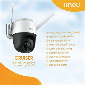 Mua Camera IP Wifi PTZ ngoài trời Imou IPC-S22FP 2MP nhin đêm có màu hàng chính hãng