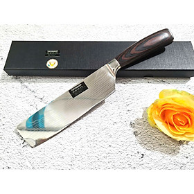 Mua DAO - DAO BẾP NHẬT BẢN USUBA THÉP DAMASCUS MÃ A2 DT125 nt topcoomshop vn