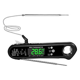 Food Thermometer °C/°F Conversion with Temperature Probe Meat Thermometer, for Smoker
