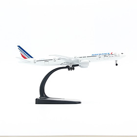 Mô hình máy bay Air France (20cm)- Trắng,xanh,đỏ,có bánh
