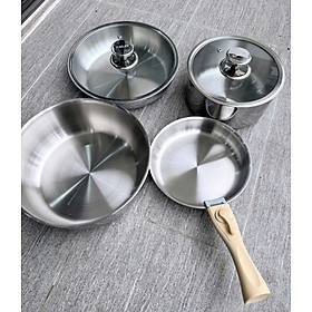 BỘ NỒI 4 MÓN CÁN RỜI KAILER KL-BN04 hàng chính hãng