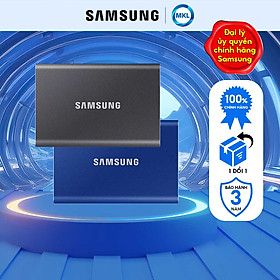 Mua Ổ cứng di động SSD Samsung T7 Portable NVMe PCIe USB 3.2 Gen 2 NAND 3D tốc độ đến 1.050Mb/s loại 500GB-2TB chính hãng