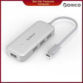 Bộ Chia 4 Cổng USB 3.0 Orico TC4U-U3-SV - Hàng Chính Hãng