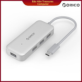 Bộ chia 4 cổng usb 3.0 orico tc4u-u3-sv - hàng chính hãng