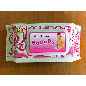 Khăn ướt Bababy 80 tờ