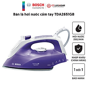 Mua Bàn là hơi nước  Bàn ủi hơi nước Bosch TDA2651GB 2300W  50/60Hz  Hơi nước 30g/phút  Hàng chính hãng 