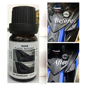 Mua Phục hồi nhựa nhám Plastic Remove làm mới và dưỡng nhựa đen otô  xe may cũ chai 10ml Nhật Bản