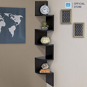 Mua Kệ Gỗ Treo Góc Tường 5 Tầng Hình Cánh Cung SIB Decor KT412