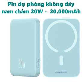 Mua Pin dự phòng không dây nam châm 20W 6000mAh/10000mAh Baseus Magnetic PPCXW06 / PPCXW10 -  Hàng chính hãng