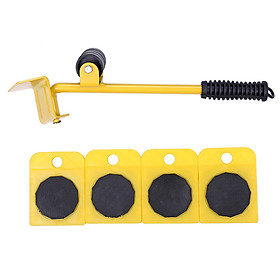 Mover heavy object mover labor saving moving tool universal wheel moving tool household fish tank base mover 5-piece