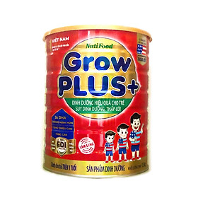 Nutifood GrowPLUS+ Đỏ 1500 Gr : sữa dành cho trẻ từ 1- 10 tuổi bị suy dinh dưỡng thấp còi (mẫu mới)