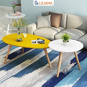 Mua Combo Bàn Trà Sofa Chân Gỗ Sồi Cao Cấp
