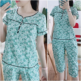 Đồ mặc nhà pizama thô hàn đẹp mát