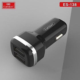 Mua Tẩu sạc ô tô Earldom ES 138  củ sạc nhanh trên xe hơi công nghệ thông minh  tương thích các loại xe con xe tải - Hàng chính hãng