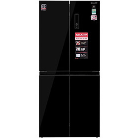 Tủ Lạnh Sharp Inverter 420 Lít SJ-FX420VG-BK 4 Cánh - Hàng chính hãng (chỉ giao HCM)