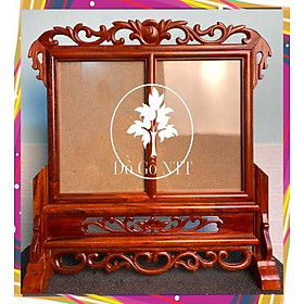 Mua Khung ảnh thờ đôi gỗ hương. khung hình gỗ thờ