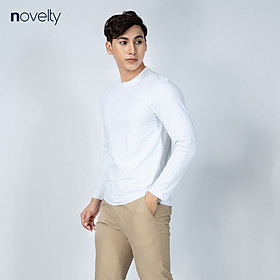 Áo thun nam Novelty dài tay cổ tròn 4 màu lựa chọn