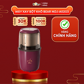 Máy Xay Bột Khô Đa Năng Bear Cà Phê, Hạt Tiêu, Ngũ Cốc Công Suất Lớn MDJ-A02G3 - Hàng Chính Hãng