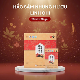 Nước hắc sâm linh chi nhung hươu 30 gói Hàn Quốc