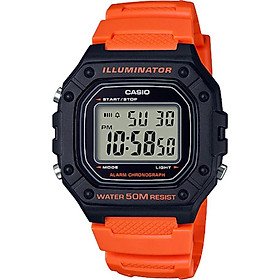 Đồng hồ nam dây nhựa Casio W-218H-4B2VDF