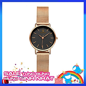 Đồng Hồ Nữ PAGINI Thiết Kế Kiểu Ý Sang Chảnh, Dây Titanium Không Gỉ, Mặt Kính Sapphire Cao Cấp, Chống Nước 3ATM, Mặt Tròn Chạy 3 Kim - Máy Quartz Siêu Bền - Tặng PIN Dự Phòng + Hộp Đẹp - PAW08222