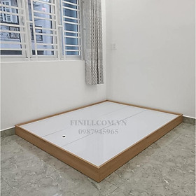 Mua  FREESHIP HỒ CHÍ MINH  Giường ngủ bệt kiểu Nhật  giường gỗ FINILI MDF thiết kế tiết kiệm diện tích F37.5