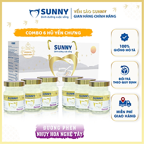 Yến nhụy hoa nghệ tây - Yến Sào Khánh Hòa chưng sẳn - 25% Yến thô - 70ml/hũ - Yến sào SUNNY