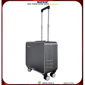 Vali hợp kim nhôm cao cấp Macsim MSLV1701 cỡ 16 inches màu đen, ghi xám hàng loại 1