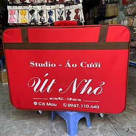 Vali váy cưới in tên tiệm GiangPKC