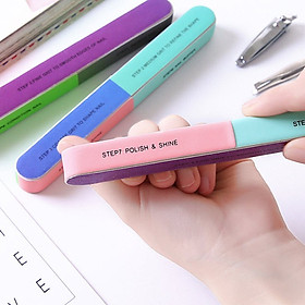 Cây dũa móng tay 6 mặt chà nhám và đánh bóng an toàn tiện lợi, Dụng cụ dũa móng chuyên dụng làm đẹp tại nhà, Spa