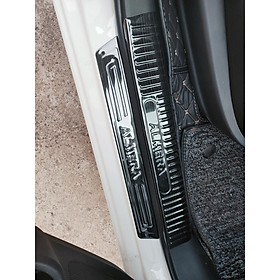 Ốp Bậc Cửa, Nẹp Bước Chân Nissan Almera 2021-2022 , Titan  tặng keo dính