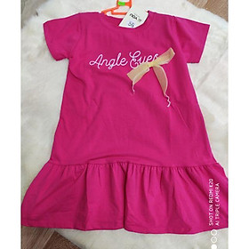 Váy cotton mềm dai mát dáng chữ A cho bé gái 1-6t