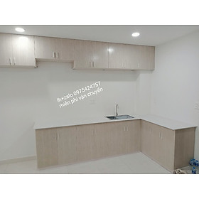 Mua Tủ bếp chữ L mặt đá nhựa đài loan