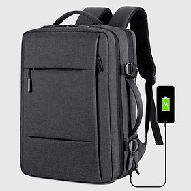 Balo du lịch có ngăn đựng quần áo, laptop, tài liệu, có tích hợp cổng sạc USB - Oz112