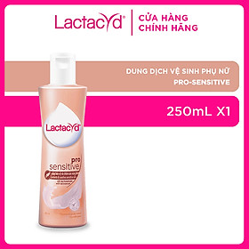 DDVS Phụ nữ Lactacyd Pro Sensitive Cho DA NHẠY CẢM 250ml