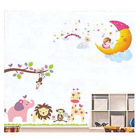Decal mặt trăng và thú PK469
