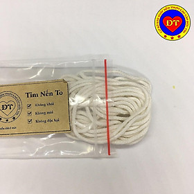 Mua 5m tim nến 100% cotton cao cấp làm nến an toàn cho người sử dụng