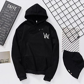 Áo Khoác Hoodie Dài Tay Vải Nhung Dày