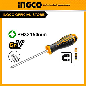 Mua Bộ tua vít bake có nam châm INGCO HSDSPH3200  chất liệu thép Cr-V  dài 200mm.
